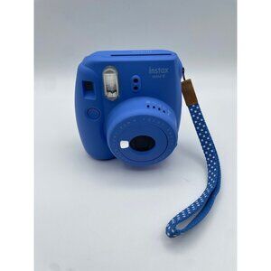 FUJIFILM Instax Mini 9 Instant Camera Blue Tested Working